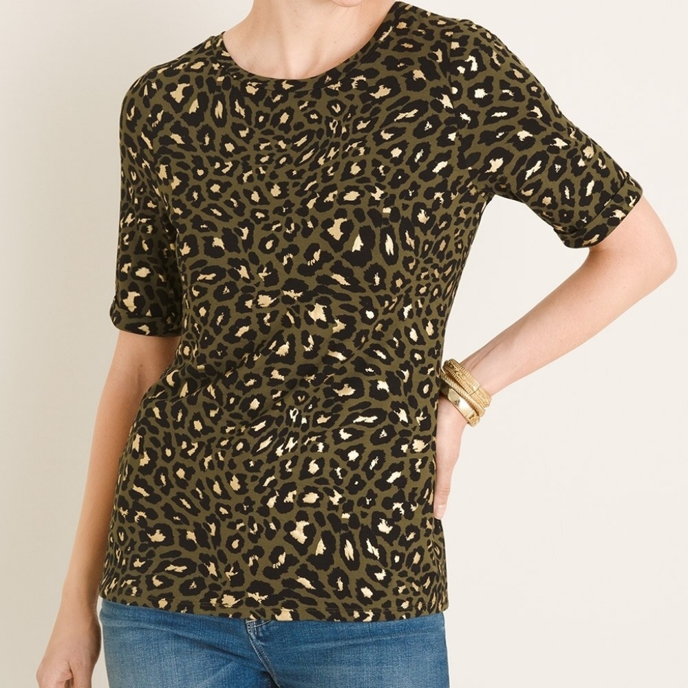 Cheetah Print Tee